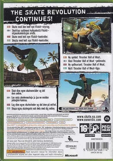 Skate 2 - XBOX 360 (B Grade) (Genbrug)